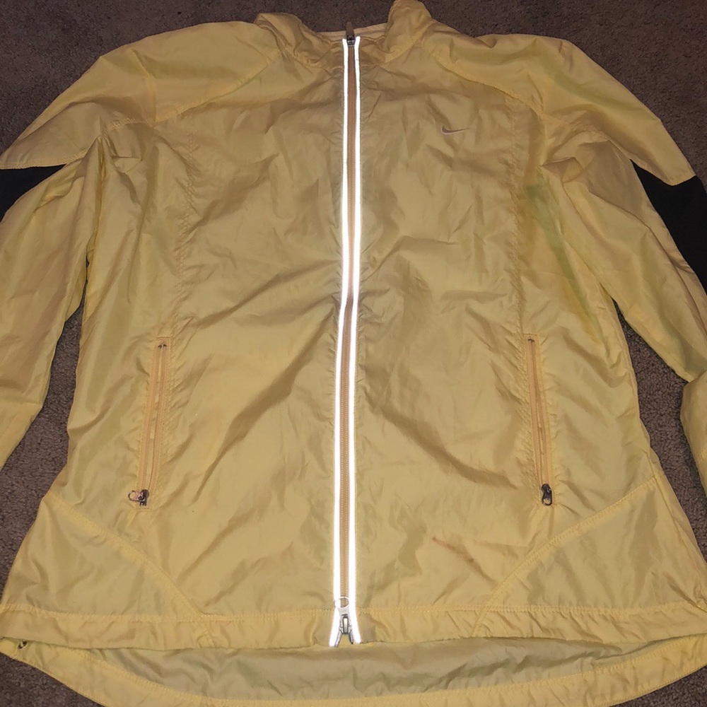 Yellow Nike windbreaker